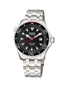 Hudson Yards automatisch zilverstalen horloge voor heren
