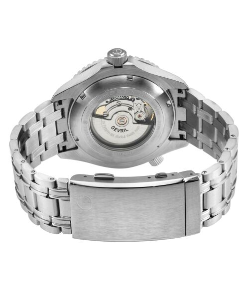 Reloj automático de acero plateado Hudson Yards para hombre