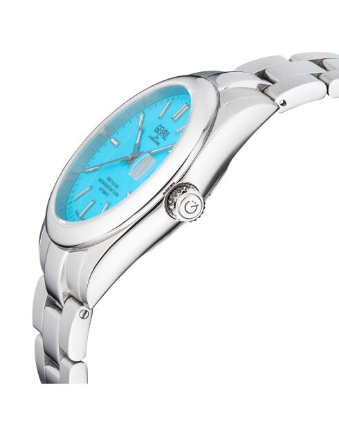 Montre West Village Homme Automatique en Acier argentée