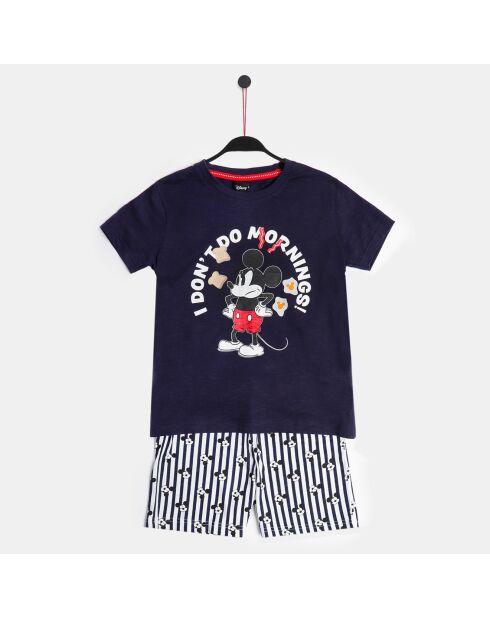 Pyjama Best sleep ever T-Shirt & Short bleu marine