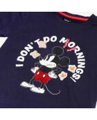 Pyjama Best sleep ever T-Shirt & Short bleu marine