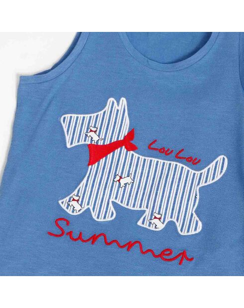 Pigiama Lou Lou Canotta e pantaloncini blu