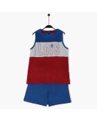 Pyjama Lois T-Shirt & Short bleu