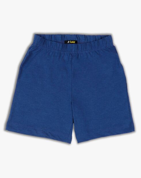 T-shirt e pantaloncini blu Pyjamas Lois