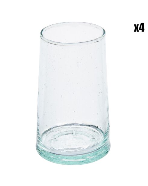 4 Verres Modern transparents - 33 cl