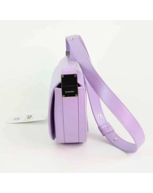 Paarse Olympia leren schoudertas - 5,5x15x26 cm - Nieuw