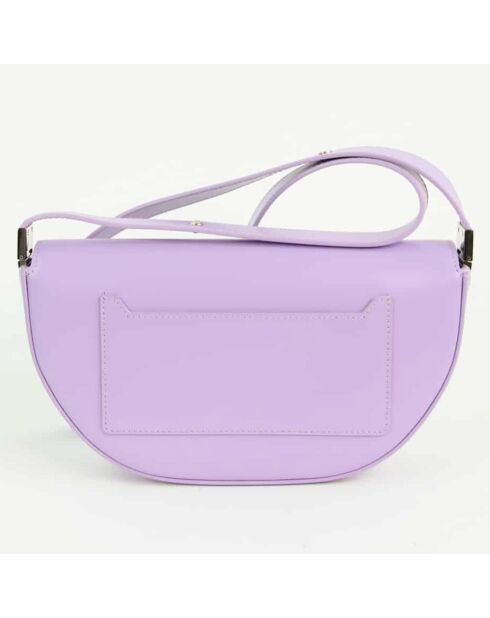 Paarse Olympia leren schoudertas - 5,5x15x26 cm - Nieuw