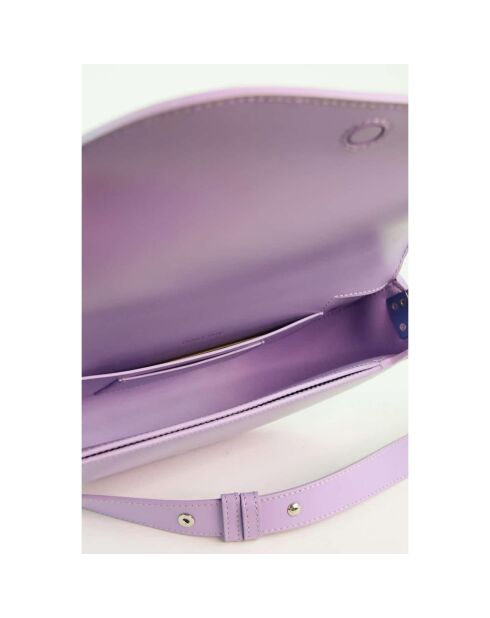 Paarse Olympia leren schoudertas - 5,5x15x26 cm - Nieuw