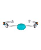 Bracciale Totesol argento/blu