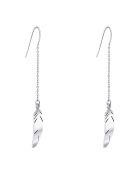 Boucles d'oreilles Angel argentées