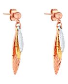 Boucles d'oreilles Umeo argenté/doré/rosé