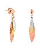 Boucles d'oreilles Umeo argenté/doré/rosé