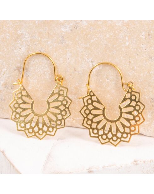 Boucles d'oreilles Romi dorées