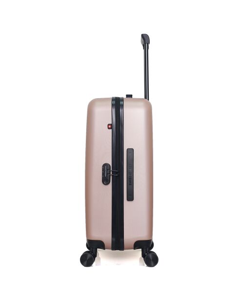 Kabinenkoffer XXS 4 Doppelrollen Zurich 46 cm roségold