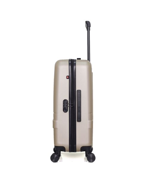 XXS Kabinenkoffer 4 Doppelrollen Uster 46 cm beige