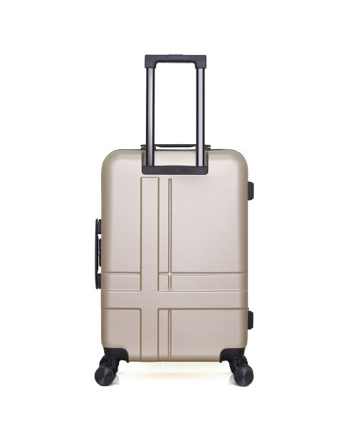 XXS Kabinenkoffer 4 Doppelrollen Uster 46 cm beige
