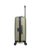 Maleta de cabina XXS con 4 ruedas dobles Spiez, 46 cm, verde caqui