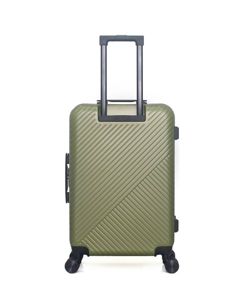 Maleta de cabina XXS con 4 ruedas dobles Spiez, 46 cm, verde caqui