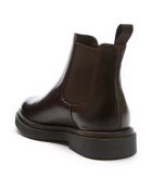 Chelsea Boots en Cuir Bracq marron foncé