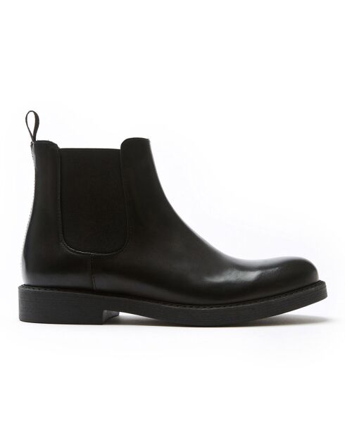 Chelsea Boots en Cuir Jon noires