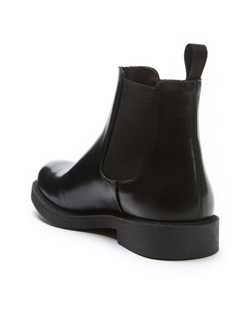 Chelsea Boots en Cuir Jon noires