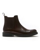 Chelsea Boots en Cuir Jon marron foncé