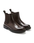 Chelsea Boots en Cuir Jon marron foncé