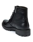 Boots en Cuir Gani noires