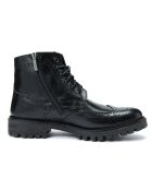 Boots en Cuir Gani noires