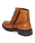 Boots en Cuir Gani camel