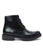 Boots en Cuir Leon noires