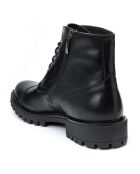 Boots en Cuir Leon noires