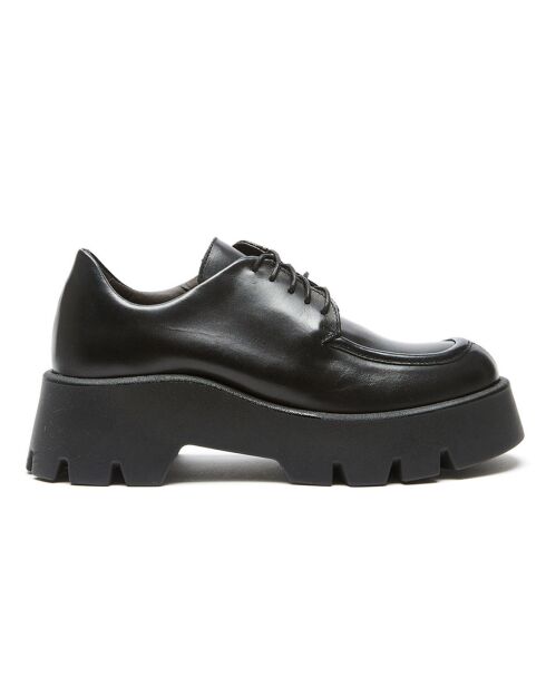 Derbies en Cuir Elena noires