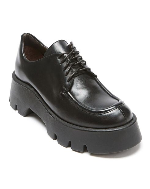 Derbies en Cuir Elena noires