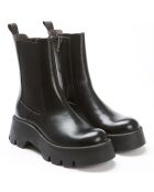 Boots en Cuir Marea noires - Talon 5 cm