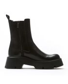 Boots en Cuir Marea noires - Talon 5 cm