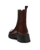 Boots en Cuir Marea cognac - Talon 5 cm