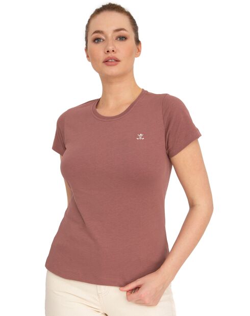 T-Shirt Supreme-0 marron