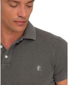 Polo Garment gris clair