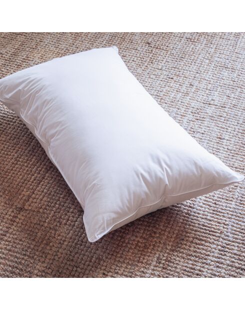 Oreiller Palace 100% Percale de Coton blanc - 50x70 cm