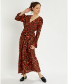 Robe longue Portefeuille Love Sun multicolore