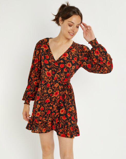 In My Heart Mehrfarbiges Wickelkleid