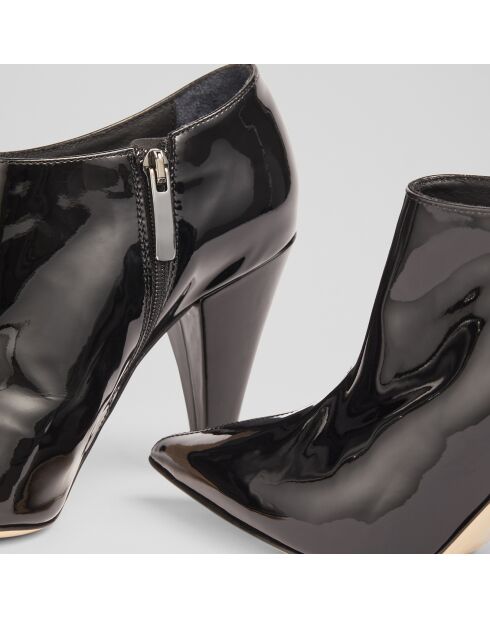 Bottines en Cuir verni Talulla noires - Talon 9 cm