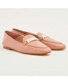 Mocassins en Cuir Paola roses