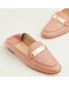 Mocassins en Cuir Paola roses