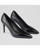 Escarpins en Cuir Emberlynn noirs - Talon 11 cm