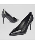 Escarpins en Cuir Emberlynn noirs - Talon 11 cm