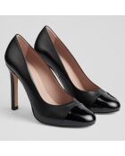 Escarpins en Cuir Mylah noirs - Talon 10,5 cm