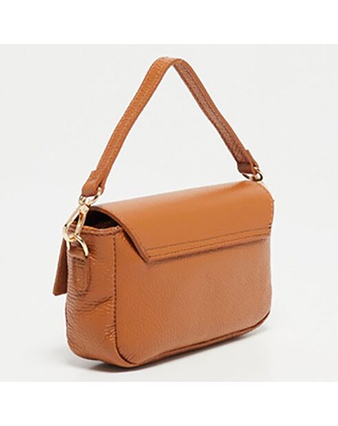 Maya Schultertasche aus Kamelleder - 19x13x5 cm