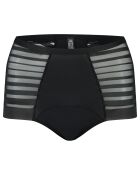 Zwart lekvrij slipje met hoge taille